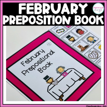 Preview of February Adapted Preposition Book