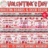 February And Valentine's Day Bulletin Boards Bundle with 1