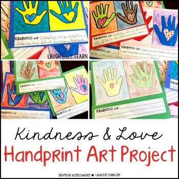 Preview of Love & Kindness Handprint Art