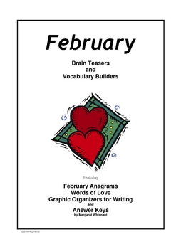 Preview of February Bell Ringers and Vocabulary Builders