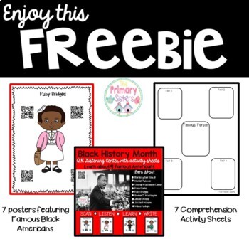 Preview of February Black History Month Freebie