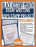 February Black History Month Opinion Writing and USPS Stam