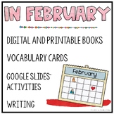 February Book with Vocabulary and Activities | Print and Digital