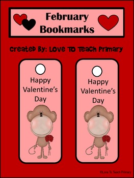 Preview of February Bookmarks
