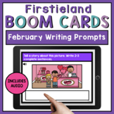 February Boom Cards Writing Distance Learning Digital Writing