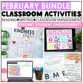 February Activities Bundle - Valentine's Day - Writing Prompts