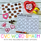 February CVC Words - CVC Chocolate Smash Game - Matching C