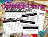 February Calendar Center Task Cards