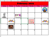 February Calendar (Excel)