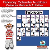 February Calendar Number Cards | Math and Activities | Cal
