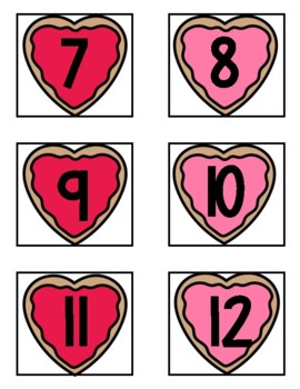 February Calendar Numbers by Kindergarten Maestra | TpT