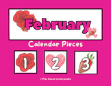 February Calendar Pattern Pieces