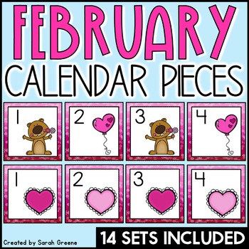 Preview of February Calendar Pieces