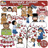 February Clipart Kids (Karen's Kids Clip Art)