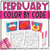 February Color by Code