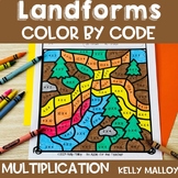 Landforms 3rd 4th Grade May Spring Coloring Pages Sheets A