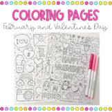 February Coloring Pages | Valentine's Day