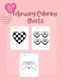 February Coloring Sheet Bundle