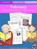 February Communication Folder and Homework