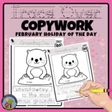 February Copywork Handwriting Practice TRACE OVER