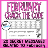 February Crack the Code Cryptogram Valentine's Secret Message