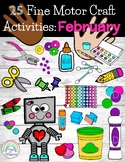 February Crafts - Fine Motor Activities - Valentine's - Oc