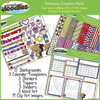 Preview of February Creative Pack