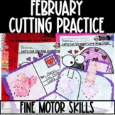 February Cutting Practice | Valentine's Day Scissor Skills
