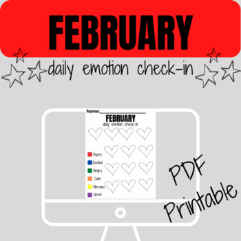 Preview of February Daily Emotion Check-in