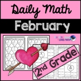 February Daily Math Review 2nd Grade Common Core