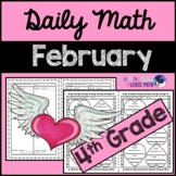 February Daily Math Review 4th Grade Common Core