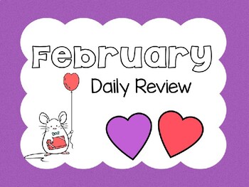 February Daily Review by kinderclassacosta | Teachers Pay Teachers