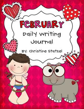 February Daily Writing Journal by Christine Statzel | TPT