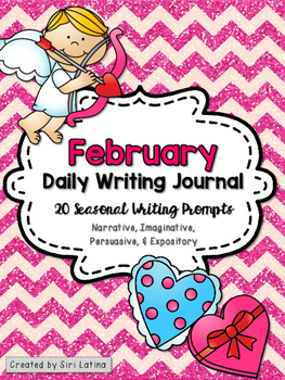 Preview of February Daily Writing Journal