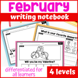 February Differentiated Writing Notebook