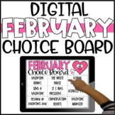 February Digital Choice Board for Early Finishers