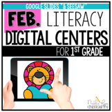 February Digital Literacy Centers 1st Grade
