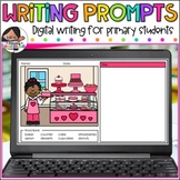 February Digital Writing Prompts Made for Google Slides™