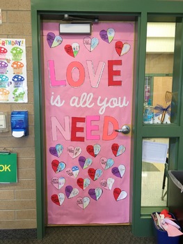 February Door Decor by Bethany Gardner | Teachers Pay Teachers