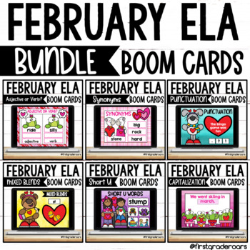 Preview of February ELA BOOM LEARNING Bundle Distance Learning