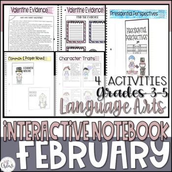 Preview of ELA Interactive Notebook February