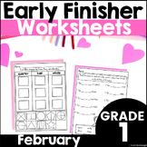 February Early Finishers Winter Phonics and Math Activitie