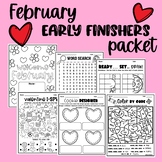 February Early Finishers : Fun Activities Packet