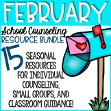 February Elementary School Counseling Bundle February Coun