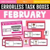 February Errorless Learning Task Boxes (16 Task Boxes Included)