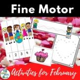 February Fine Motor Early Literacy and Math Activities