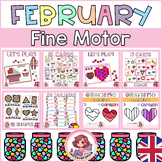 February Fine Motor. Valentine's Day Activities.