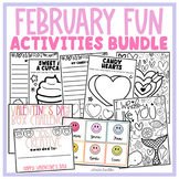 February Fun Activities Bundle | Valentine's Day