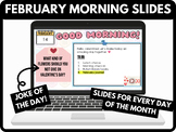 February Good Morning Slides (with Joke of the Day) ✨