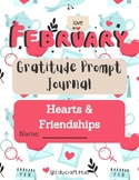 February Gratitude Prompt Journal